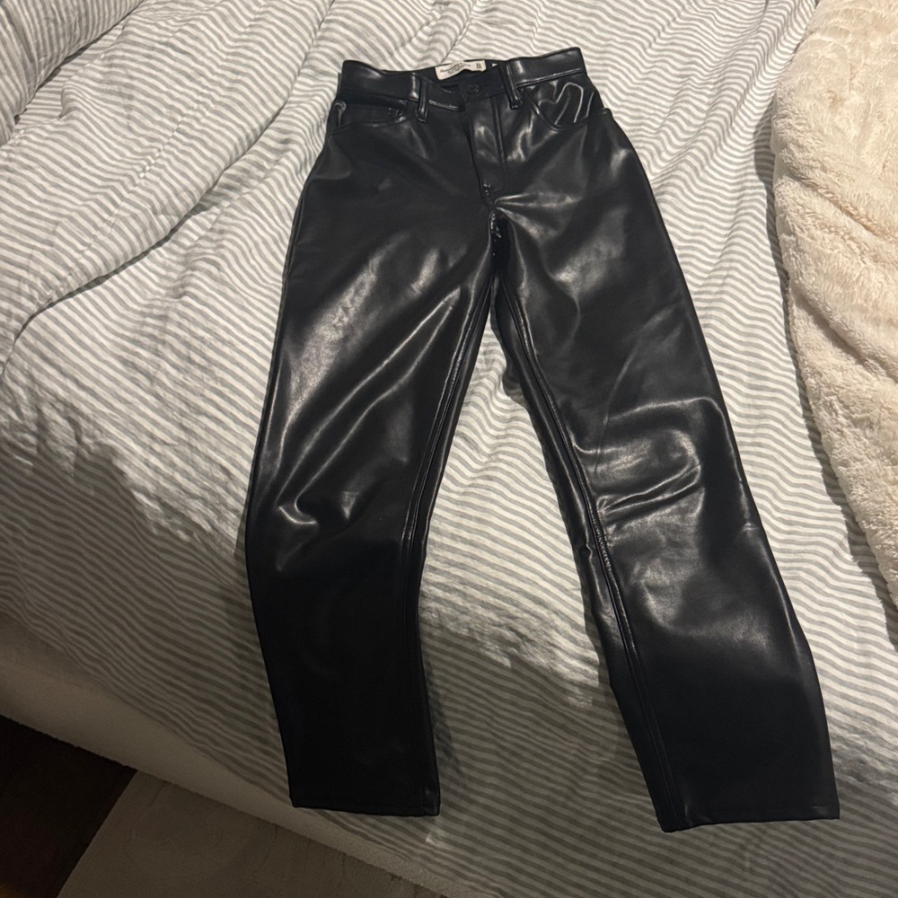 Abercrombie leather pants
